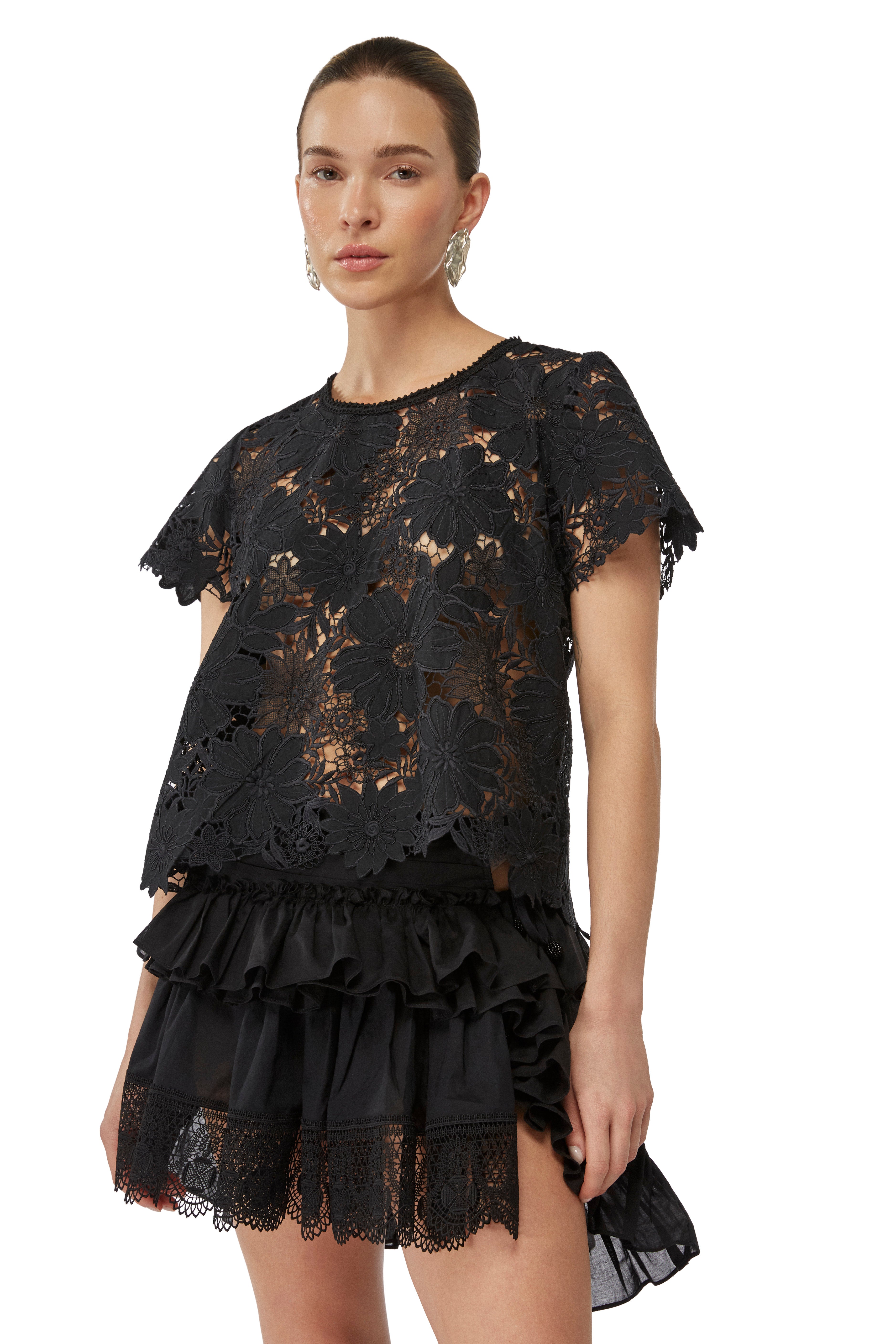 MARETTA MINI SKIRT BLACK