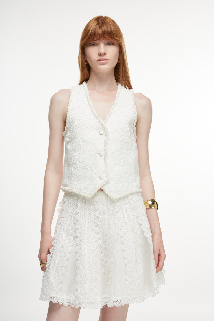 COSMA VEST WHITE