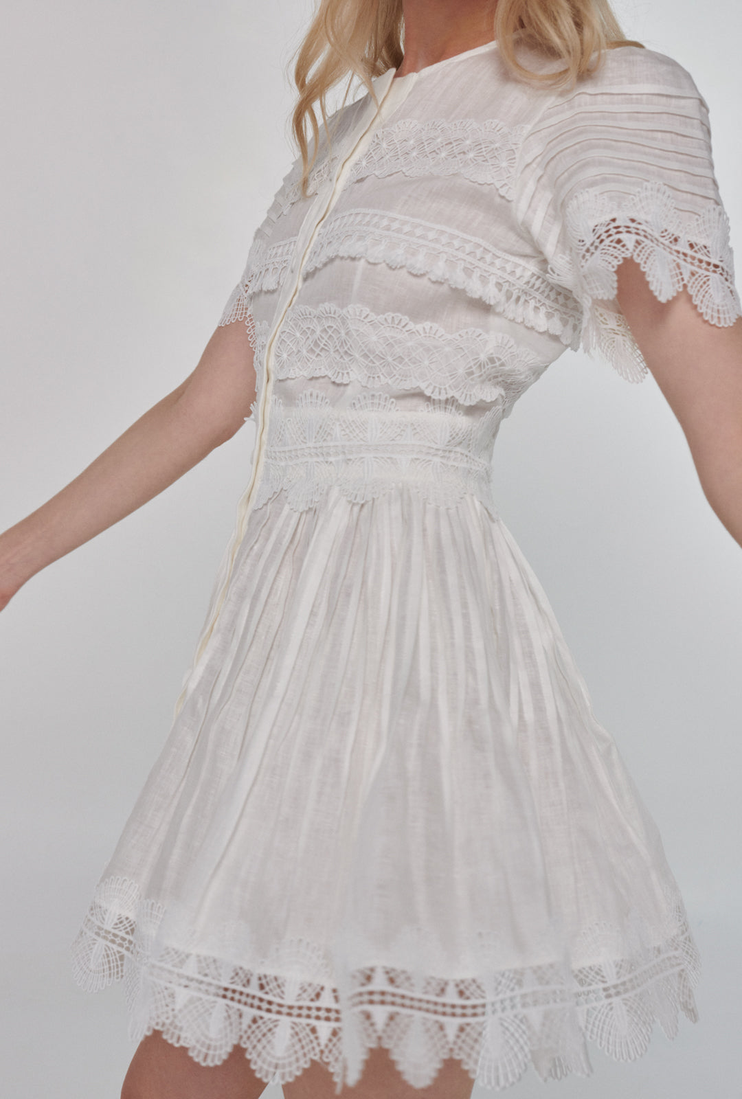 WAIMARI VIOLETTA DRESS White XL WAIMARI VIOLETTA DRESS White XL