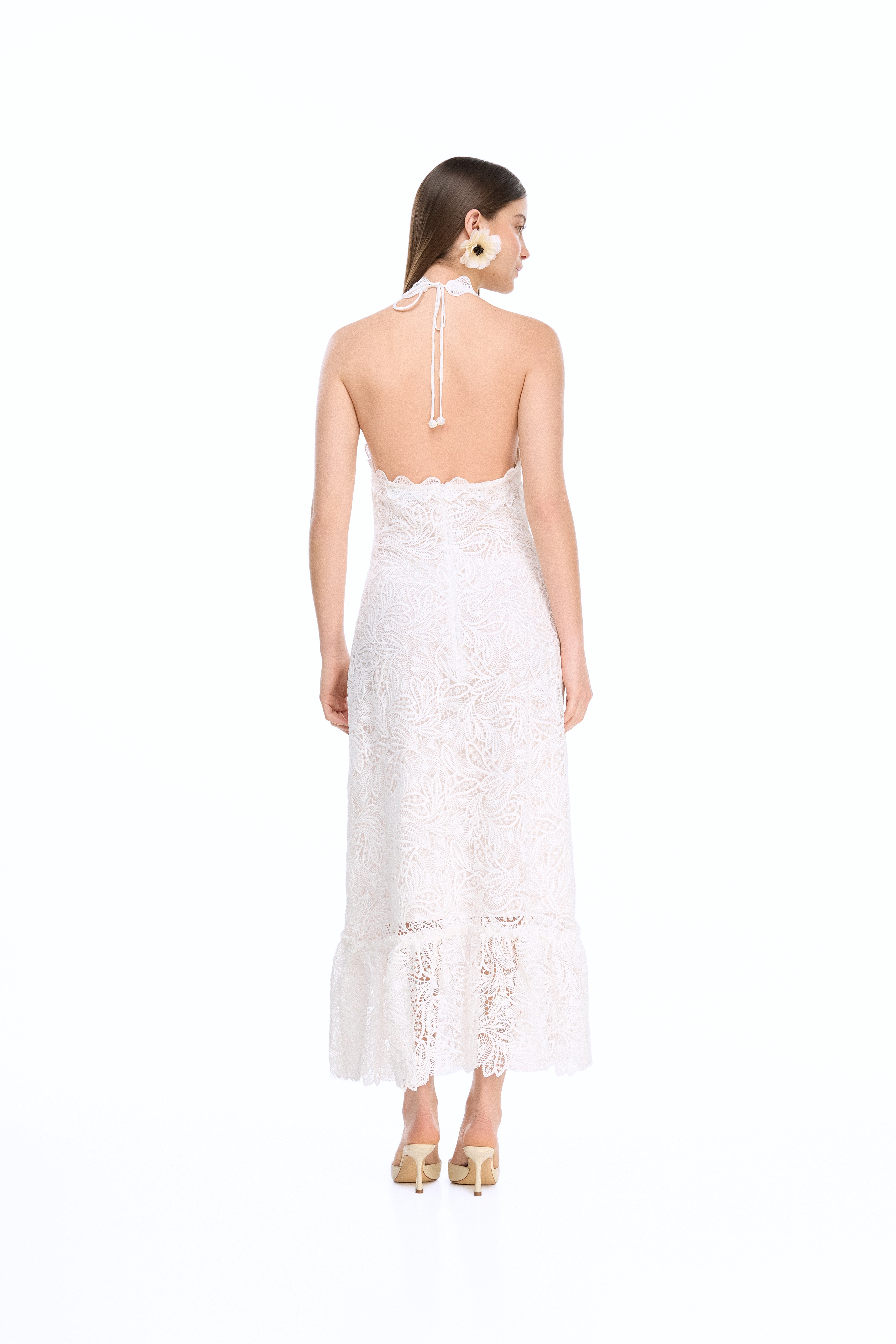 DOVIMA MAXI DRESS WHITE