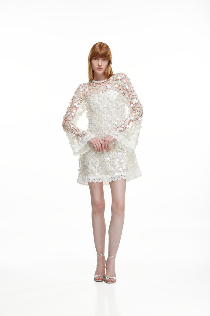 ECLIPSE MINI DRESS WHITE