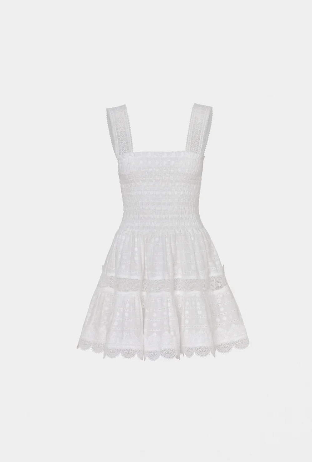 LEAH MINI DRESS WHITE