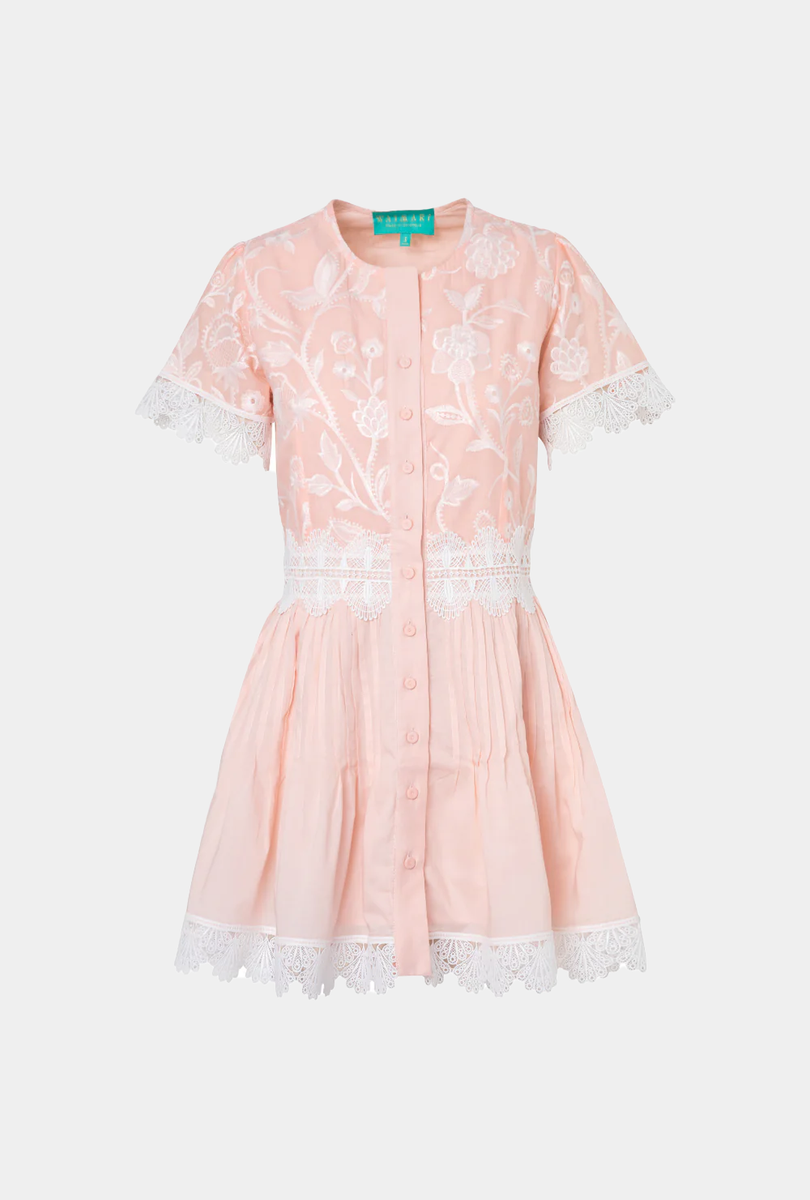 colline mini dress in pink waimari Waimari