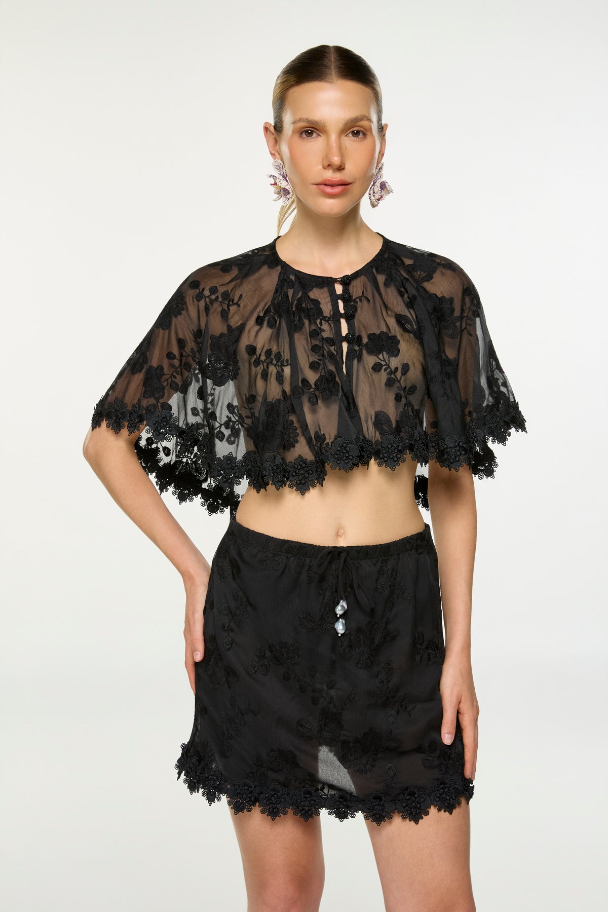 CLEO MINI SKIRT BLACK