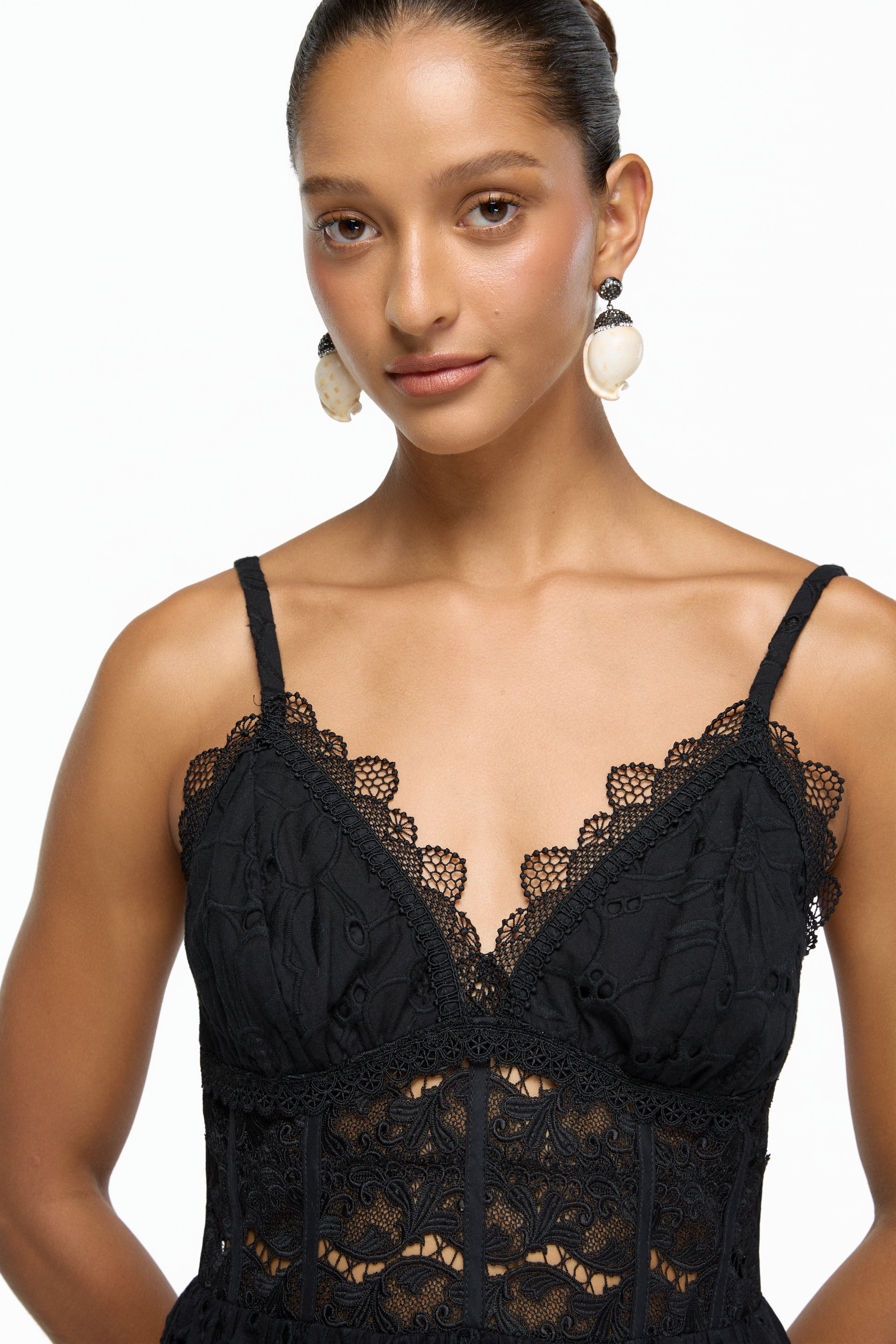 PENELOPE MIDI DRESS BLACK
