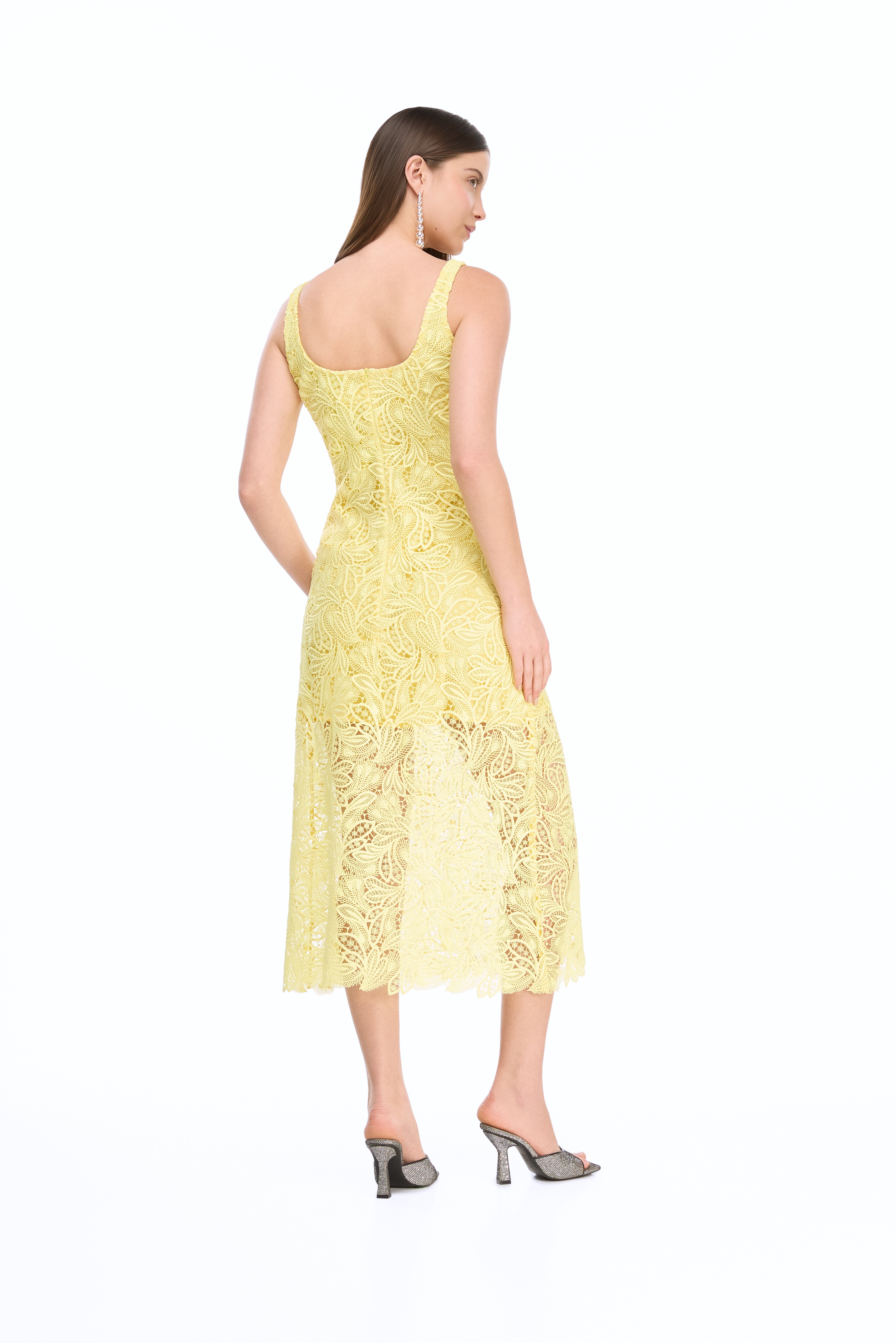 SHADI MIDI DRESS YELLOW
