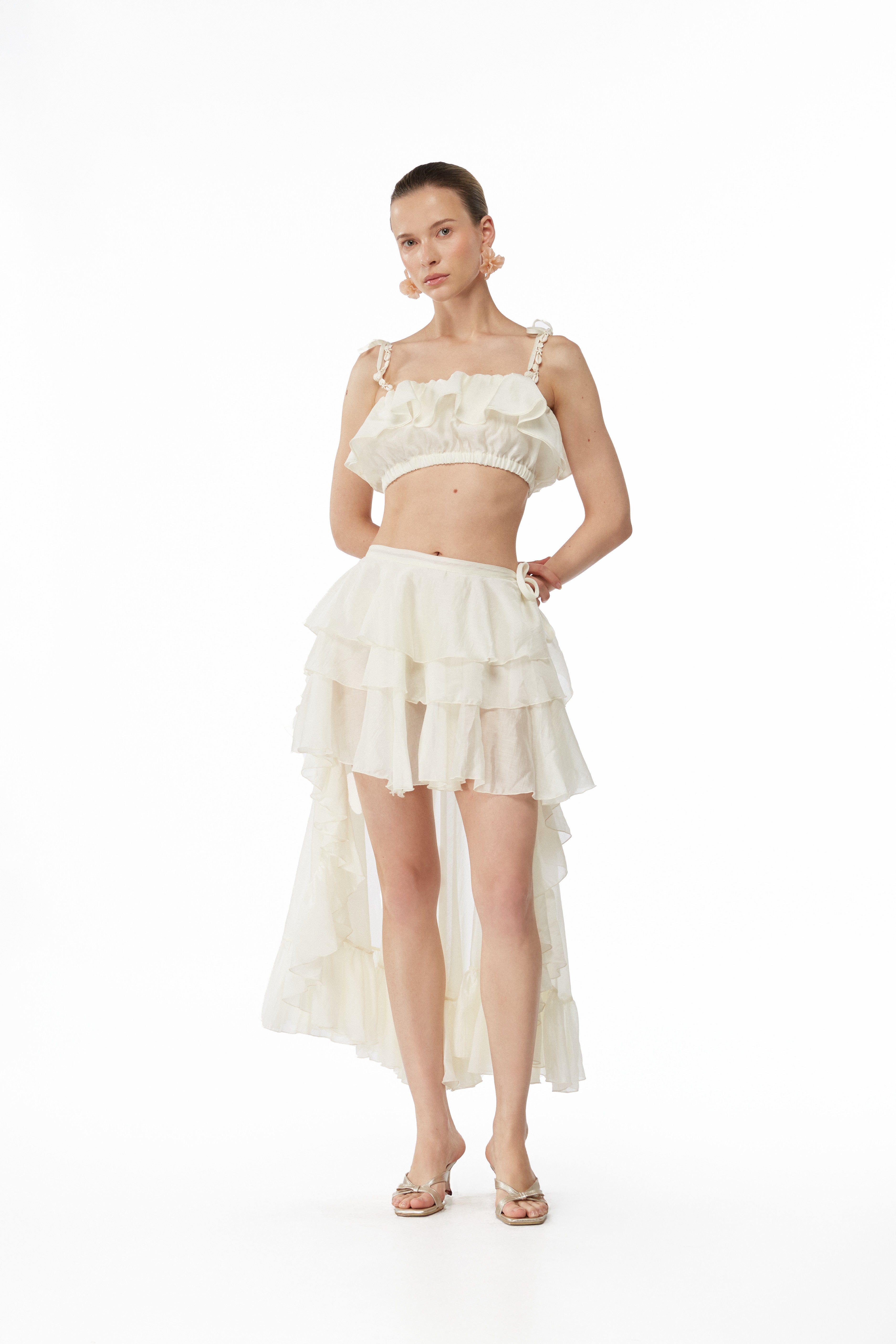 SIROCCO WRAP SKIRT CREAM