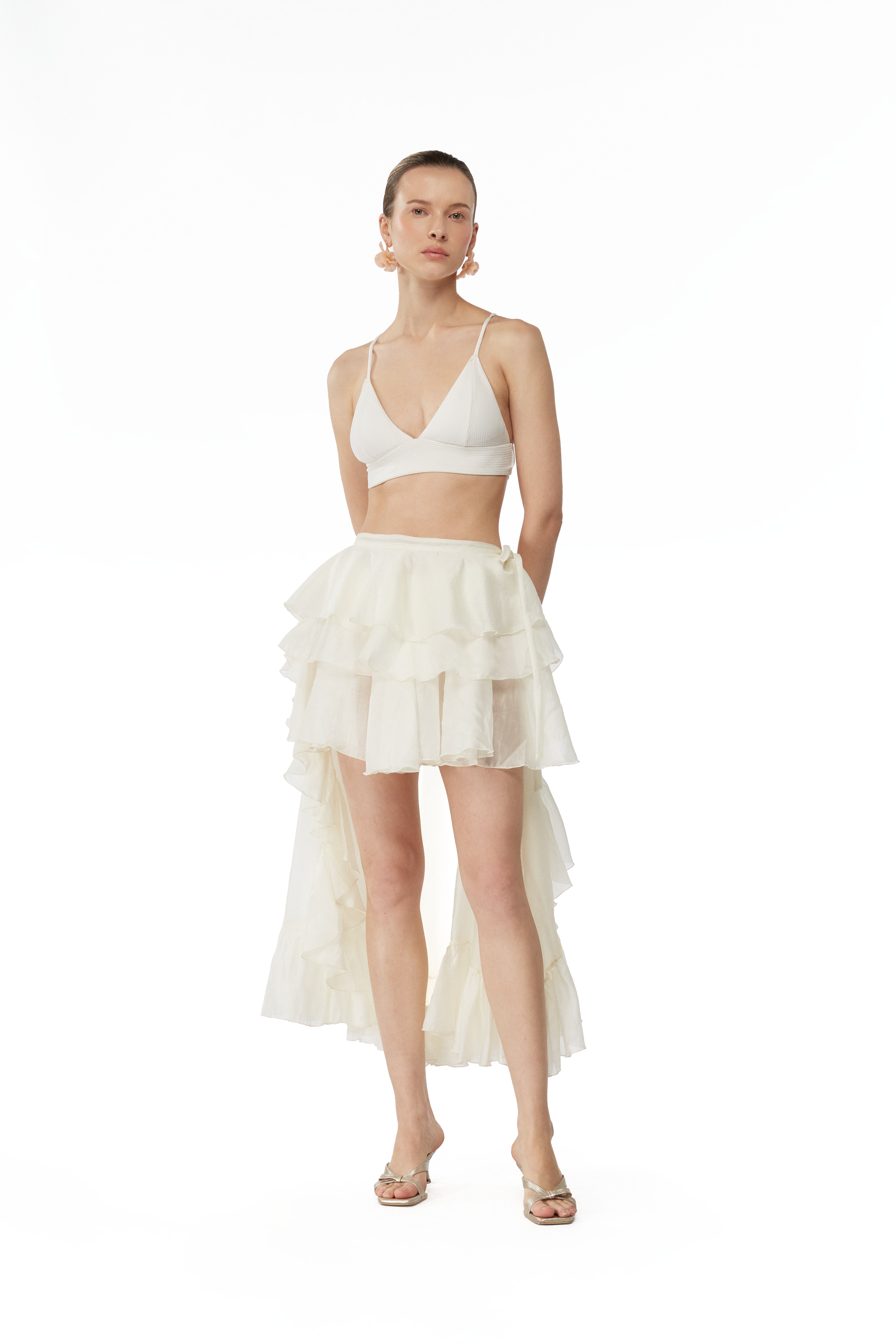 SIROCCO WRAP SKIRT CREAM