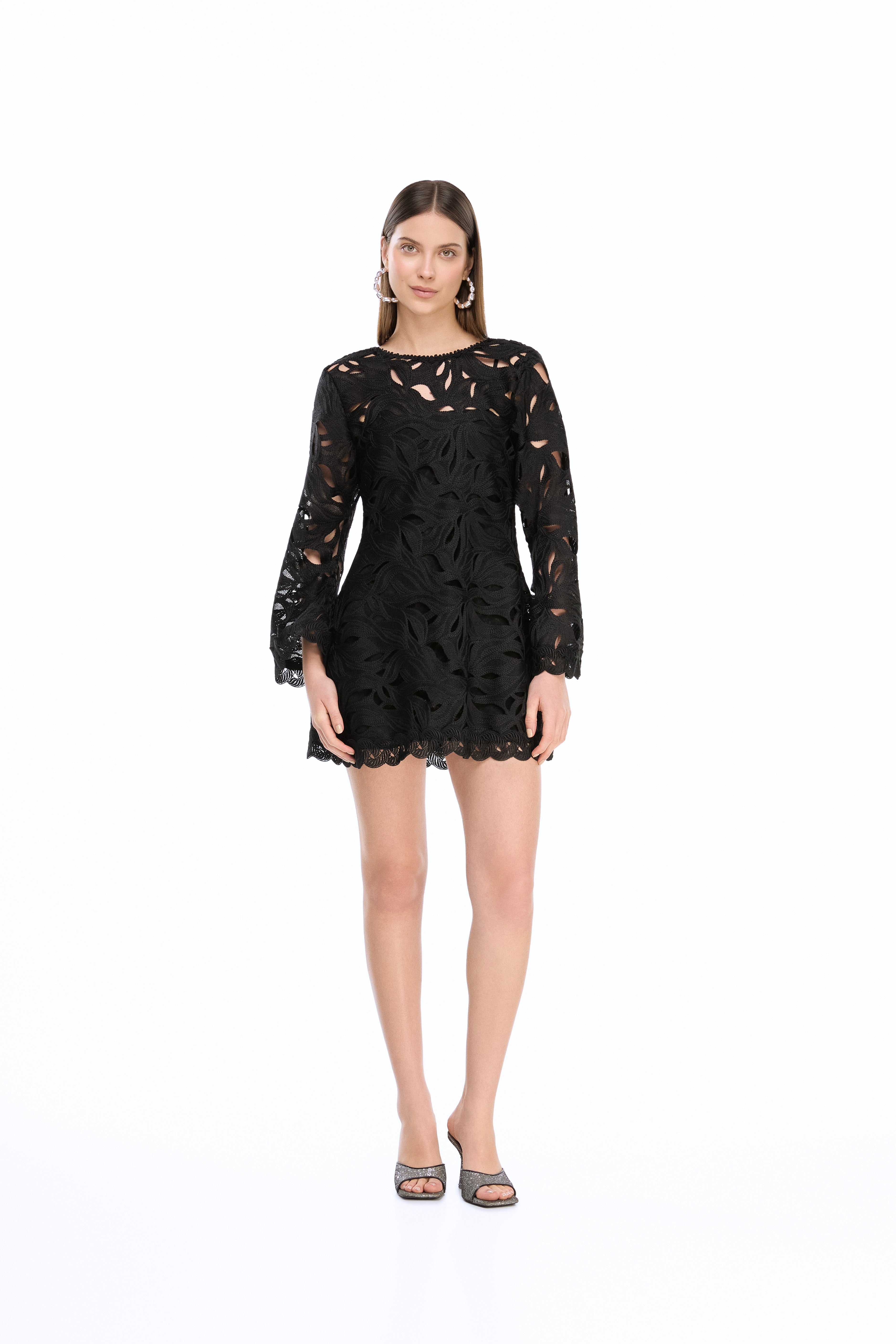 SOLSTICIO MINI DRESS BLACK