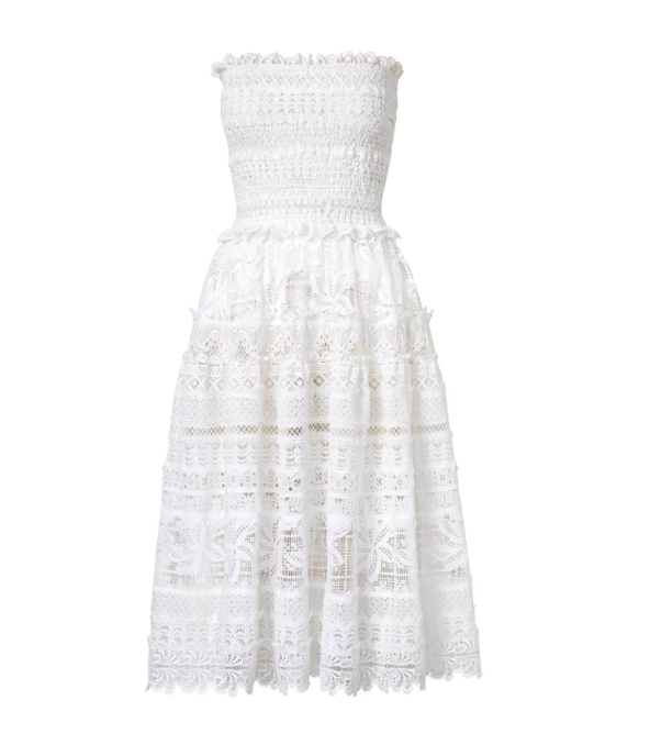 VALLARTA MIDI DRESS WHITE