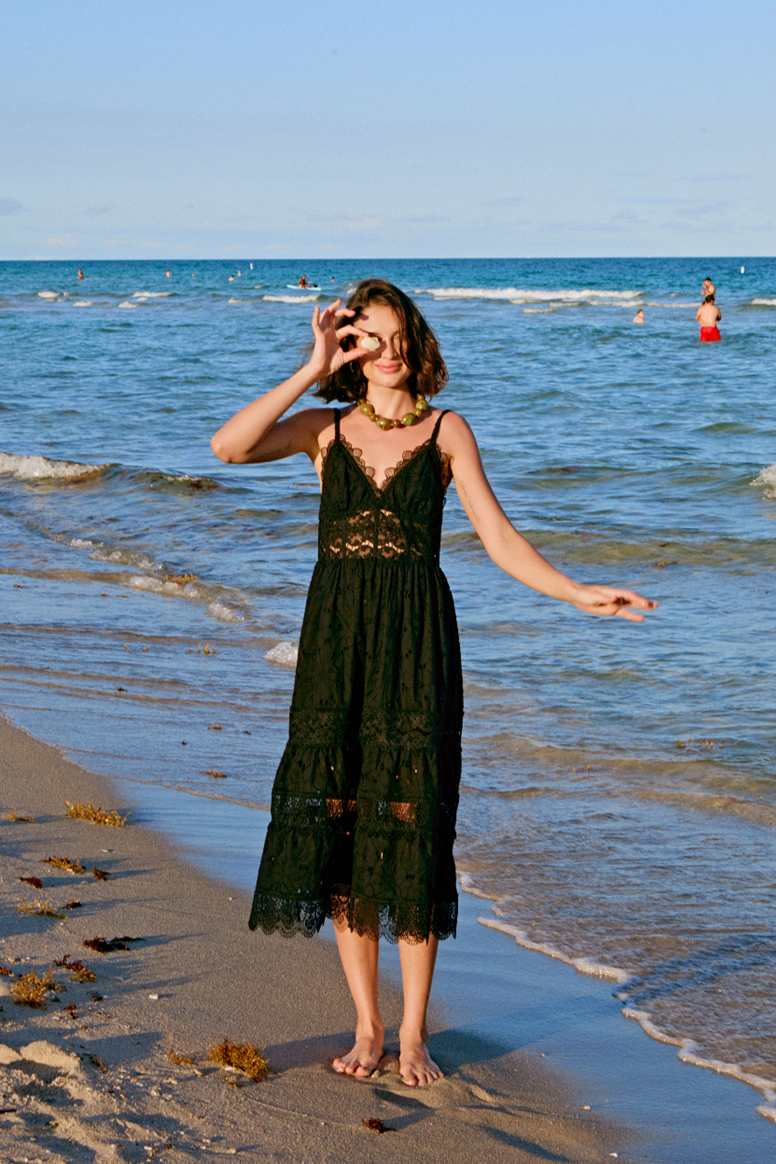 PENELOPE MIDI DRESS BLACK
