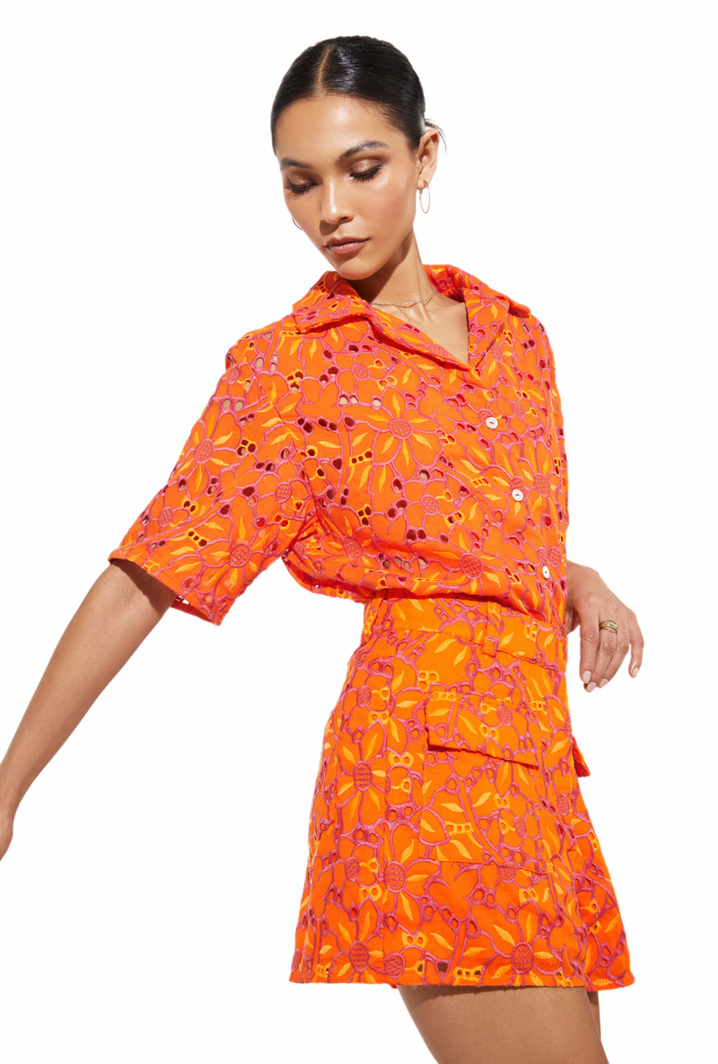 JUANA SHORT ORANGE