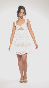 SOFIA MINI DRESS WHITE