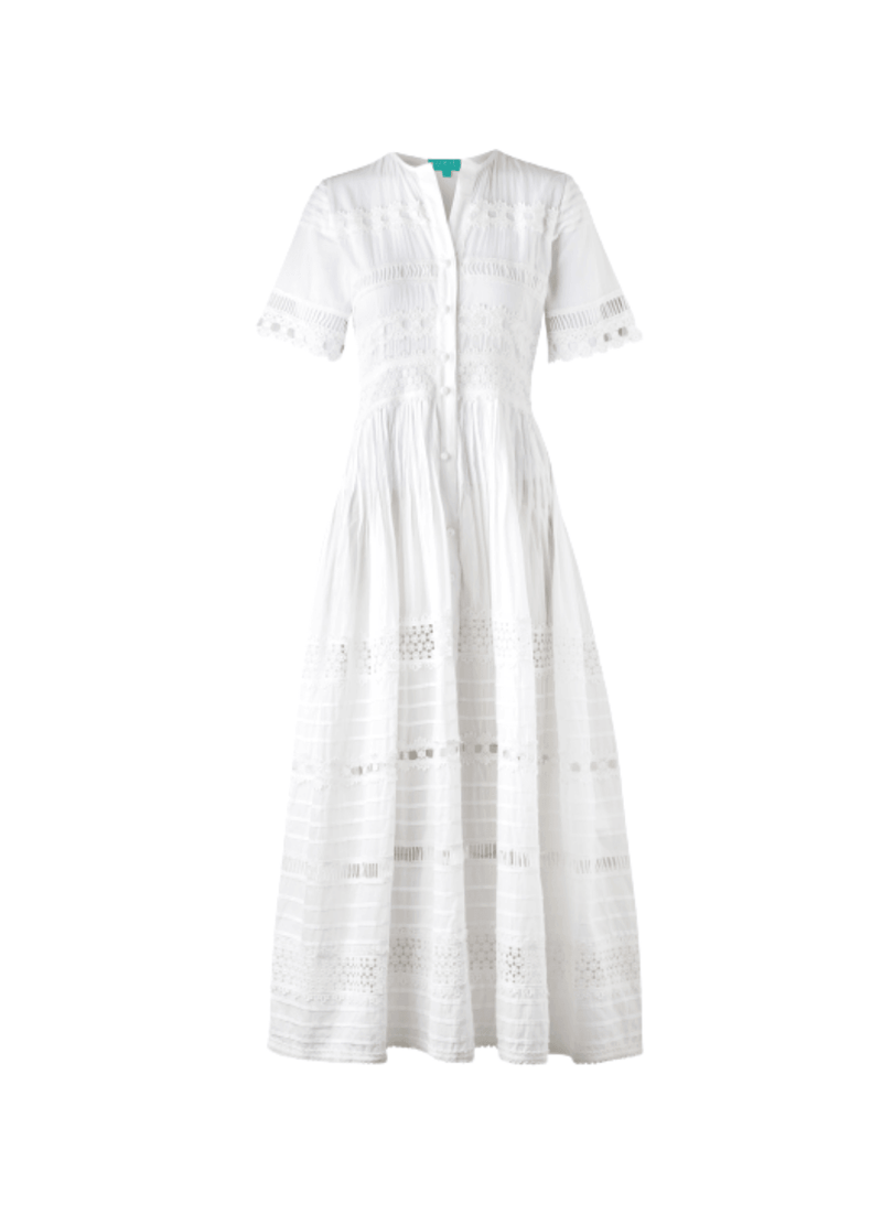 CAMILA DRESS WHITE - WAIMARI RESORTWEAR