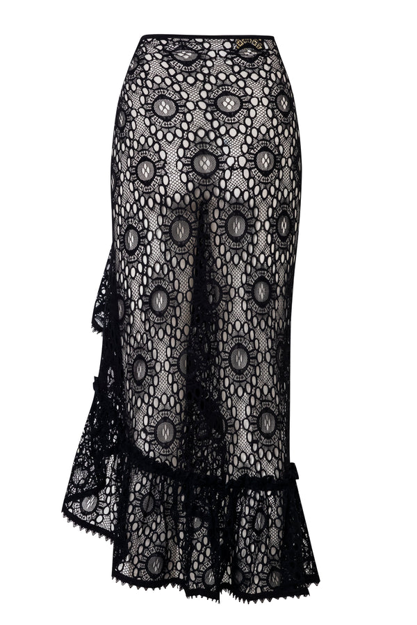 SOHO WRAP SKIRT BLACK