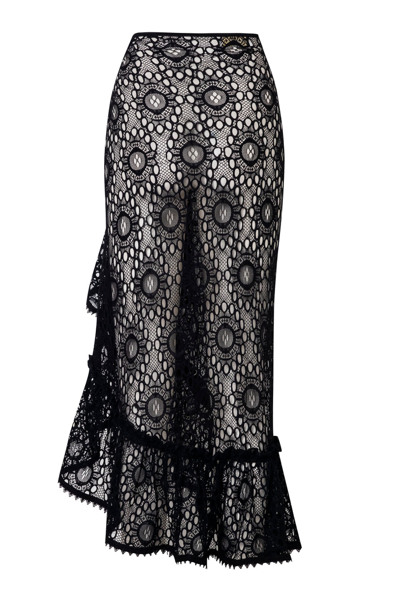 SOHO WRAP SKIRT BLACK