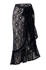 SOHO WRAP SKIRT BLACK